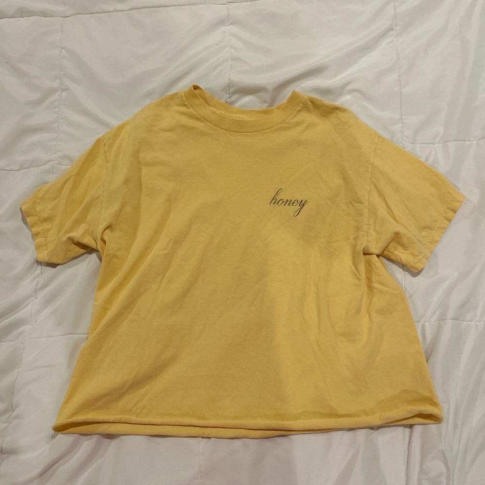 brandy melville honey crop top